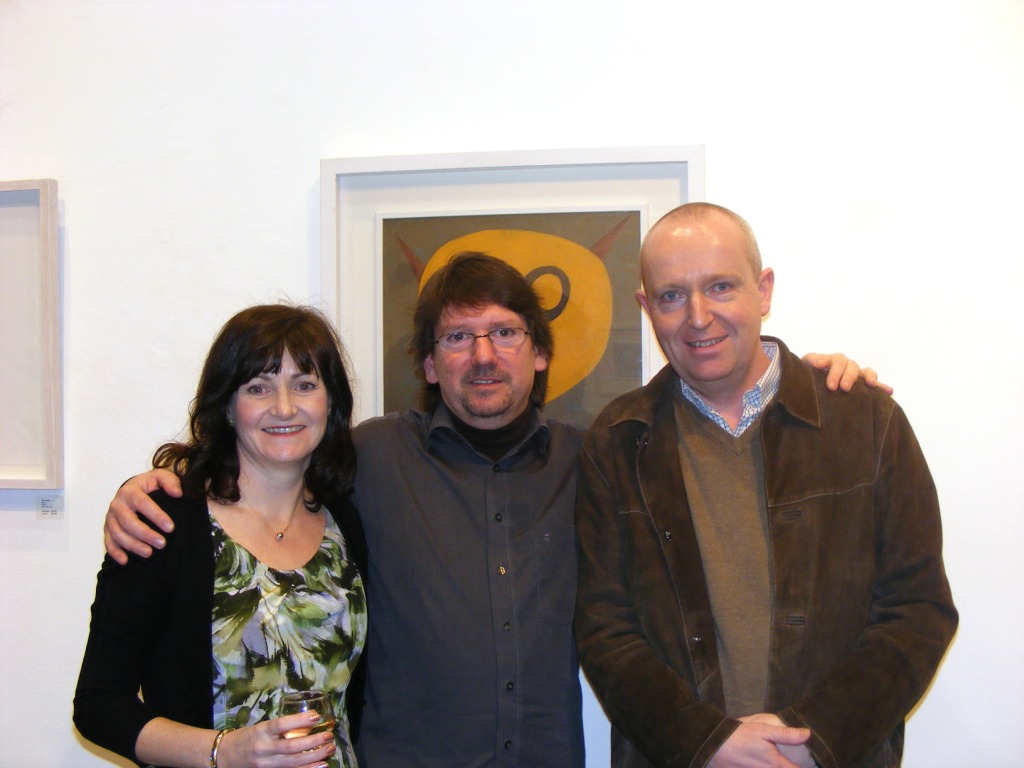 Leanne and Tom Kennedy with John Kelly